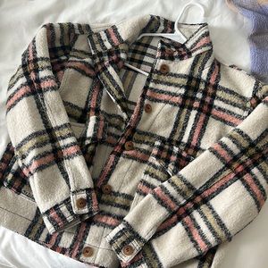 Plaid shacket